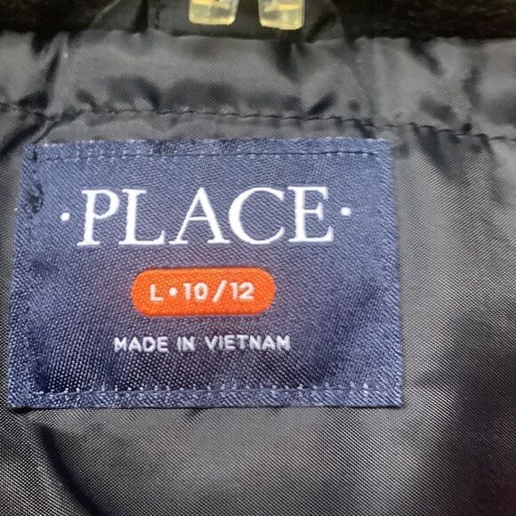 Children’s Place Winter Jacket Sz 10/12 Black - Picture 3 of 7